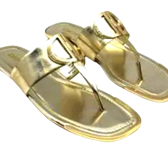Dkny Shoes - DKNY Women's Gold Sandal
